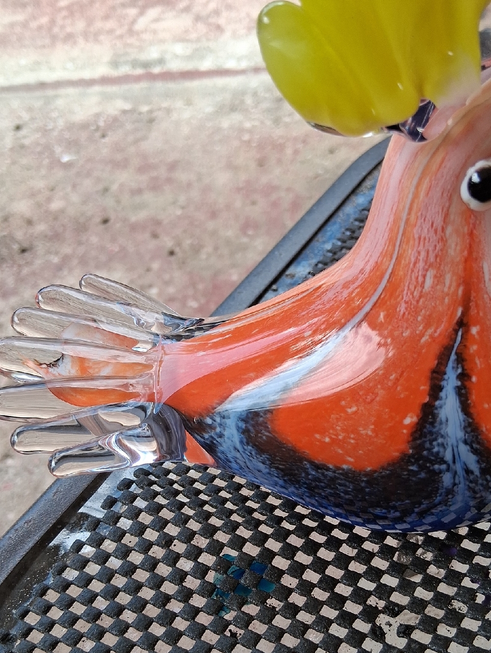 Glass Rooster - Picture 6 of 8
